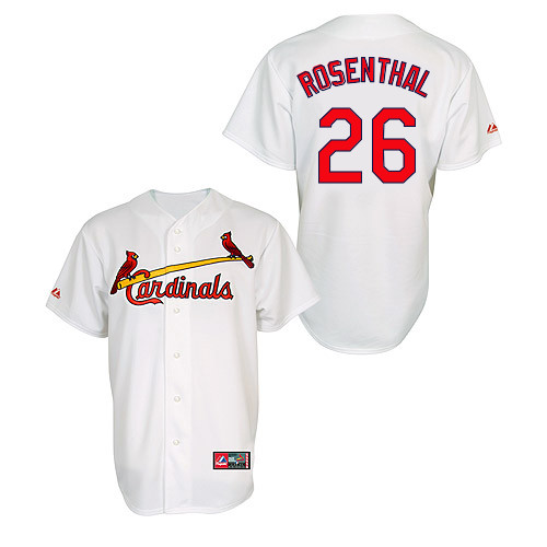 Trevor Rosenthal #26 MLB Jersey-St Louis Cardinals Men's Authentic Home Jersey by Majestic Athletic Baseball Jersey